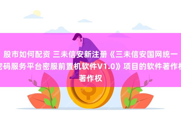 股市如何配资 三未信安新注册《三未信安国网统一密码服务平台密服前置机软件V1.0》项目的软件著作权