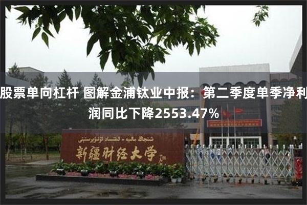 股票单向杠杆 图解金浦钛业中报：第二季度单季净利润同比下降2553.47%