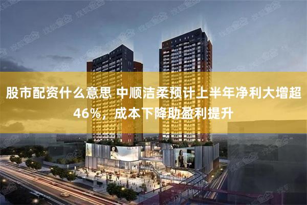 股市配资什么意思 中顺洁柔预计上半年净利大增超46%，成本下降助盈利提升