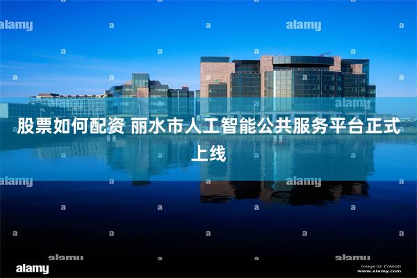 股票如何配资 丽水市人工智能公共服务平台正式上线