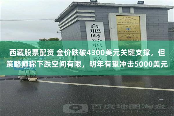 西藏股票配资 金价跌破4300美元关键支撑,但策略师称下跌空间有限,明年有望冲击5000美元